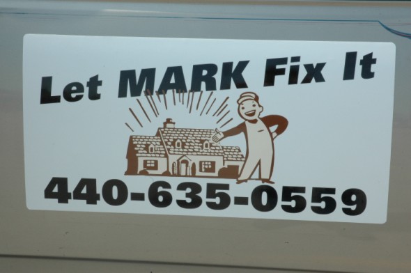 Brown and White Signage