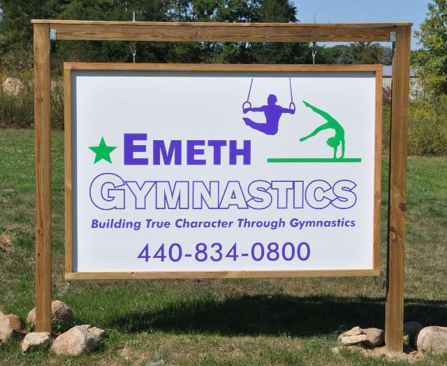 Gymnastics Signage